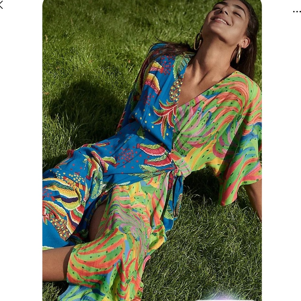 FARM Rio Tahiti Wrap Dress
